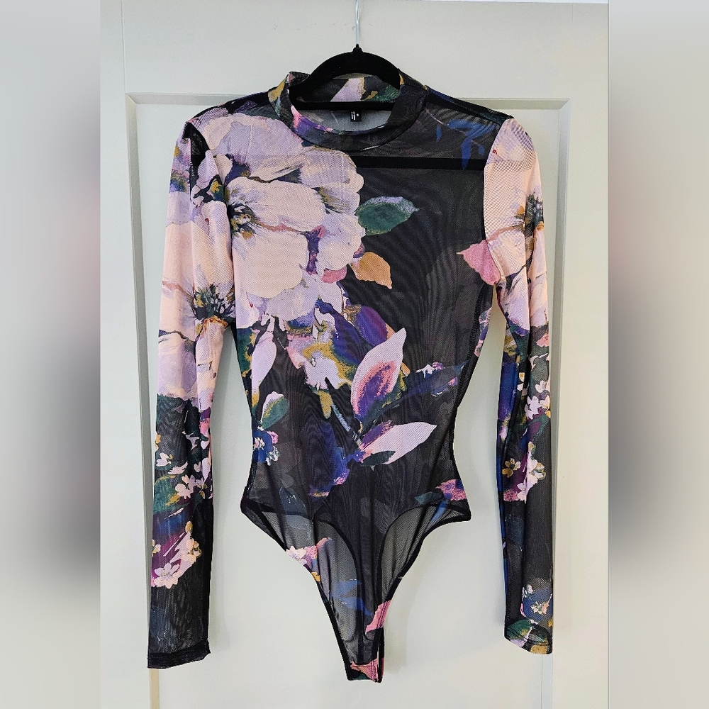 Floral Long Sleeve Bodysuit